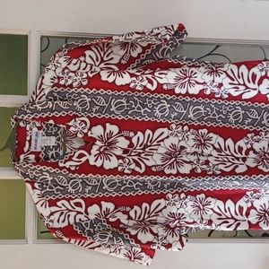 Hawaii shirt men's size large  made in Hawaii 100 % cotton